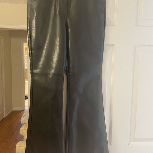 Wilfred Vegan Leather Flare Pant - Picture 2 of 5